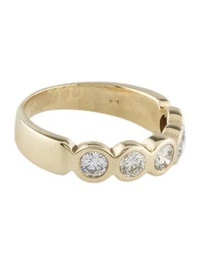 Pre-owned Ring 14k Diamond Band In Multi