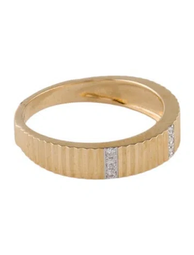 Pre-owned Ring 14k Diamond Band In Multi