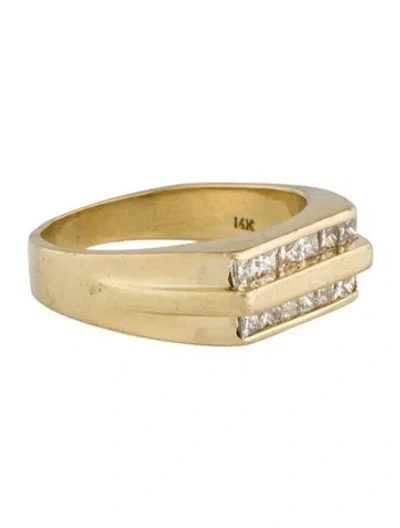 Pre-owned Ring 14k Diamond Band In Multi