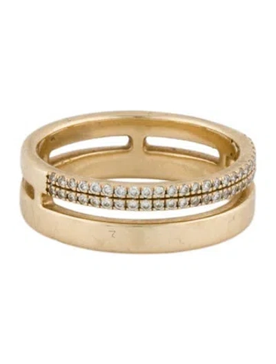 Pre-owned Ring 14k Diamond Band In Multi