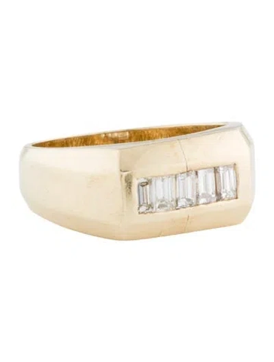 Pre-owned Ring 14k Diamond Band In Multi