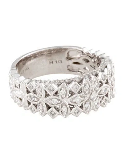 Pre-owned Ring 14k Diamond Band In Multi