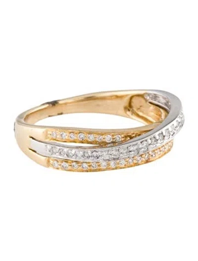 Pre-owned Ring 14k Diamond Band In Multi