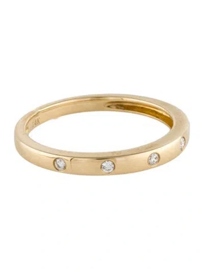 Pre-owned Ring 14k Diamond Band In Multi