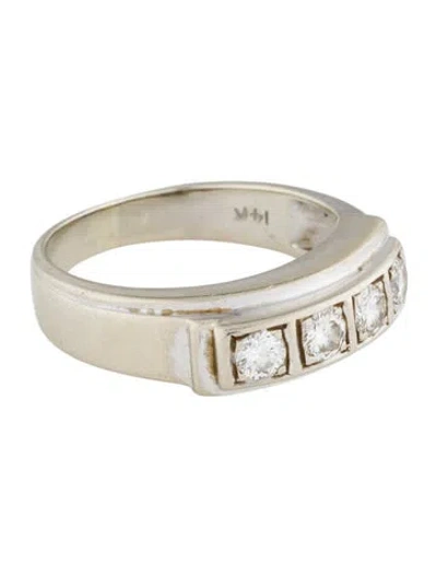 Pre-owned Ring 14k Diamond Band In Multi