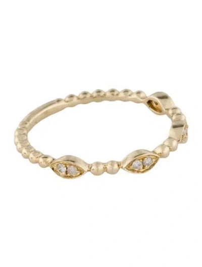 Pre-owned Ring 14k Diamond Band In Multi