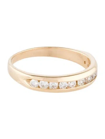 Pre-owned Ring 14k Diamond Band In Multi