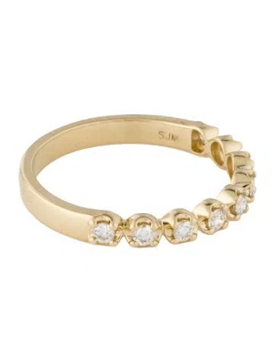 Pre-owned Ring 14k Diamond Band In Multi