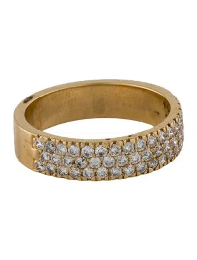 Pre-owned Ring 14k Diamond Band In Multi