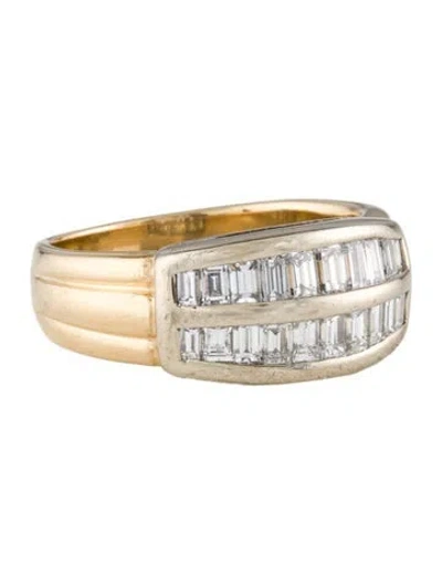 Pre-owned Ring 14k Diamond Band In Multi