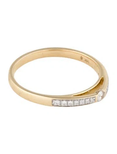 Pre-owned Ring 14k Diamond Band In Multi