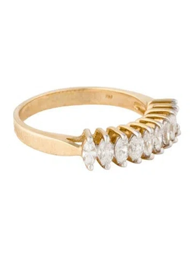 Pre-owned Ring 14k Diamond Band In Multi