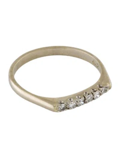 Pre-owned Ring 14k Diamond Band In Multi