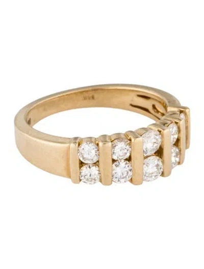 Pre-owned Ring 14k Diamond Band In Multi