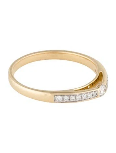 Pre-owned Ring 14k Diamond Band In Multi