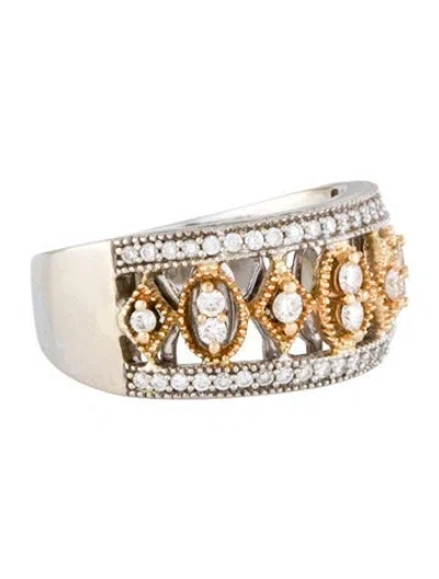Pre-owned Ring 14k Diamond Band In Multi