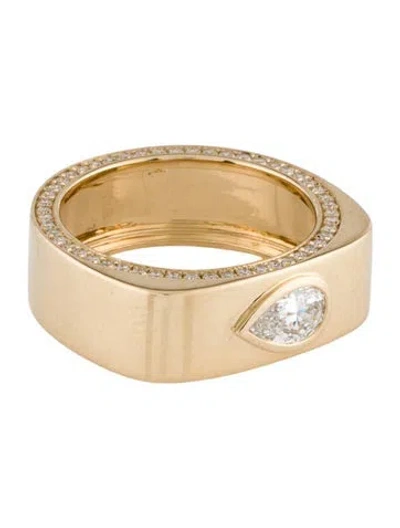 Pre-owned Ring 14k Diamond Band In Multi