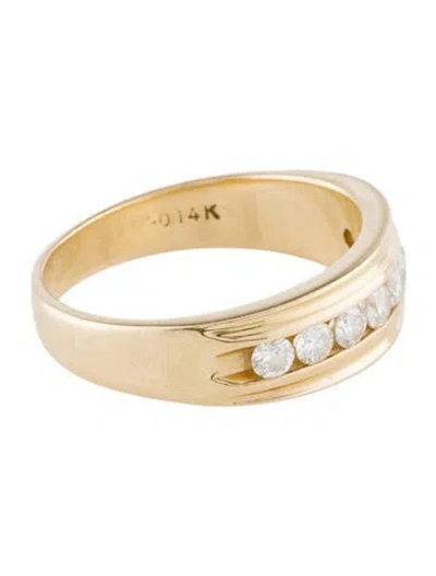 Pre-owned Ring 14k Diamond Band In Multi