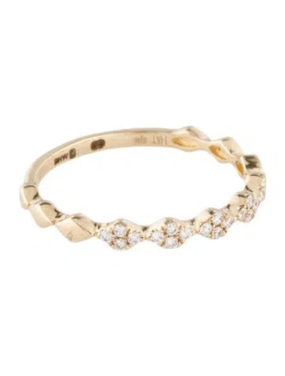 Pre-owned Ring 14k Diamond Band In Multi