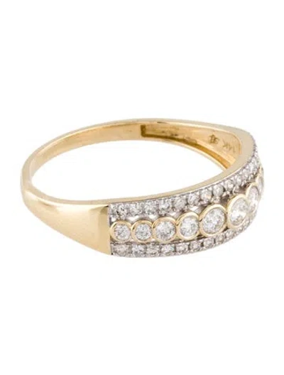 Pre-owned Ring 14k Diamond Band In Multi