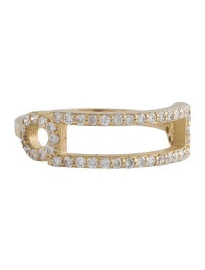 Pre-owned Ring 14k Diamond Band In Multi
