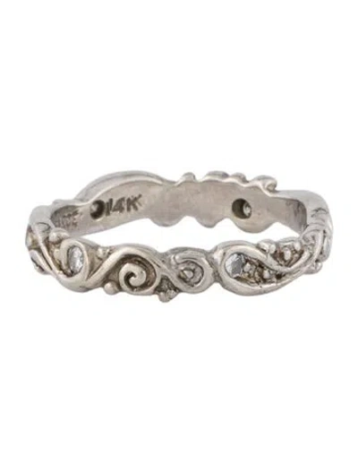 Pre-owned Ring 14k Diamond Band In Multi