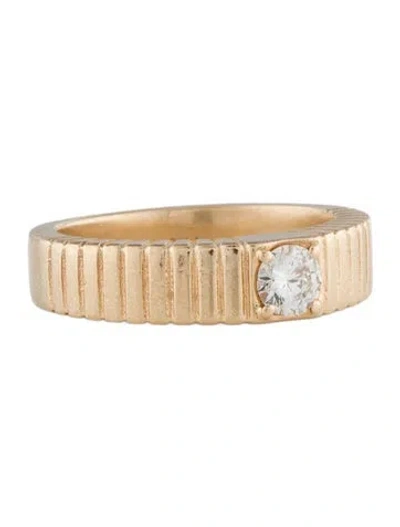 Pre-owned Ring 14k Diamond Band In Multi