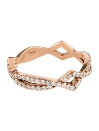 Pre-owned Ring 14k Diamond Band In Multi