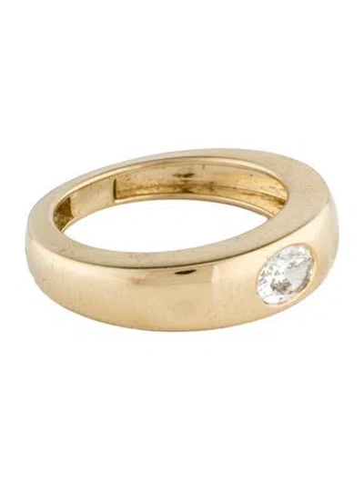 Pre-owned Ring 14k Diamond Band In Multi