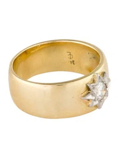 Pre-owned Ring 14k Diamond Band In Multi