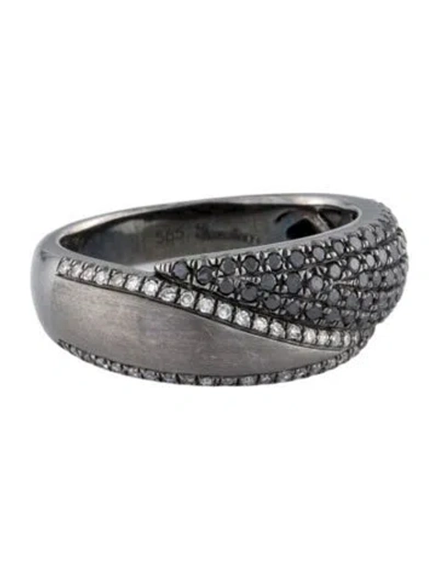 Pre-owned Ring 14k Diamond Band In Multi