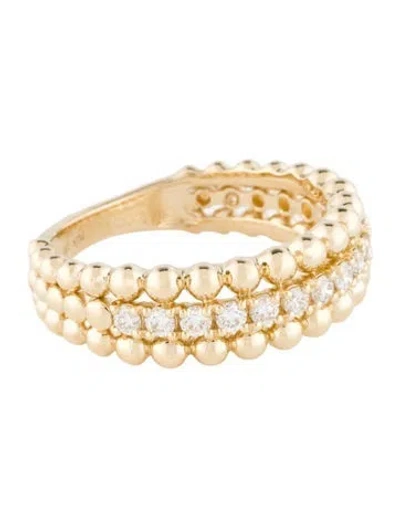 Pre-owned Ring 14k Diamond Band In Multi