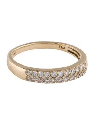 Pre-owned Ring 14k Diamond Band In Multi