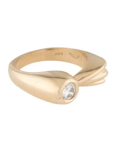 Pre-owned Ring 14k Diamond Band In Multi