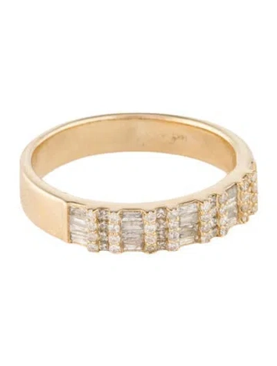 Pre-owned Ring 14k Diamond Band In Multi