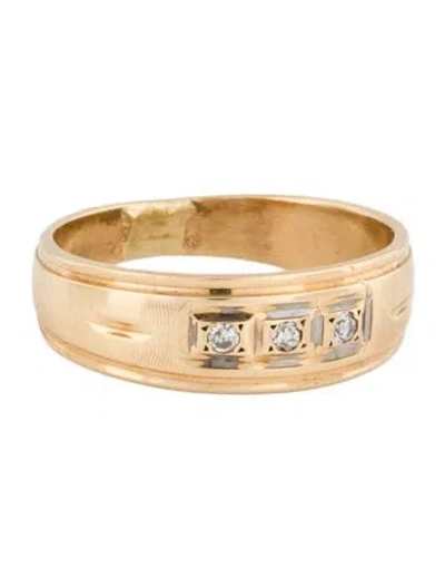 Pre-owned Ring 14k Diamond Band In Multi