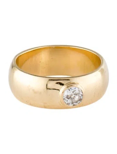 Pre-owned Ring 14k Diamond Band In Multi