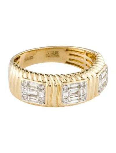 Pre-owned Ring 14k Diamond Band In Multi