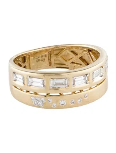 Pre-owned Ring 14k Diamond Band In Multi