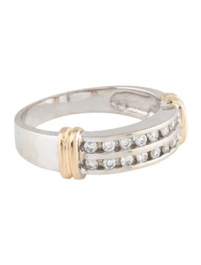 Pre-owned Ring 14k Diamond Band In Multi