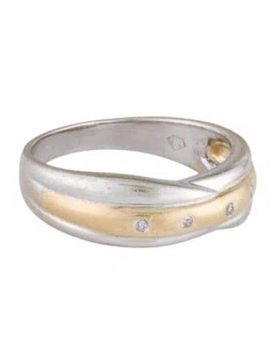 Pre-owned Ring 14k Diamond Band In Multi