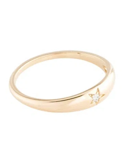 Pre-owned Ring 14k Diamond Band In Multi