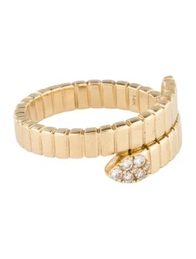 Pre-owned Ring 14k Diamond Band In Multi