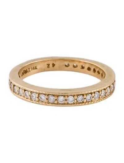 Pre-owned Ring 14k Diamond Band In Multi