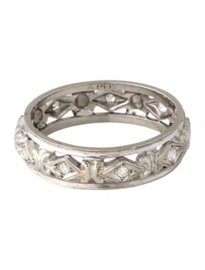 Pre-owned Ring 14k Diamond Band In Multi