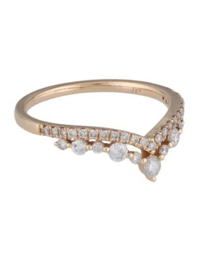 Pre-owned Ring 14k Diamond Band In Multi