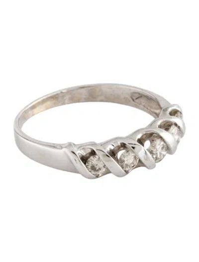 Pre-owned Ring 14k Diamond Band In Multicolor