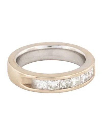 Pre-owned Ring 14k Diamond Band In Multicolor