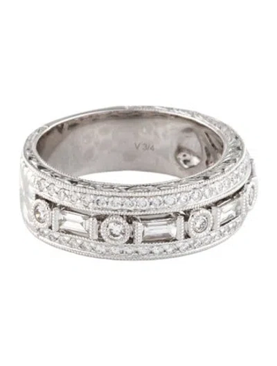 Pre-owned Ring 14k Diamond Band In Multicolor