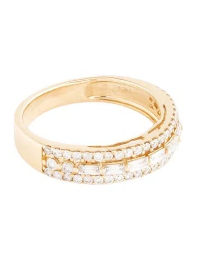Pre-owned Ring 14k Diamond Band In Multicolor